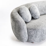 HALO FABRIC 3.5 SEATER - GREY