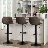 HARLEY FABRIC BARSTOOL - BROWN