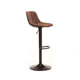 HARLEY FABRIC BARSTOOL - BROWN