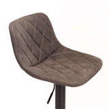 HARLEY FABRIC BARSTOOL - GREY