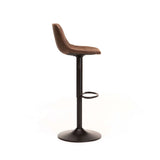 HARLEY FABRIC BARSTOOL - BROWN