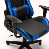 HIGHBACK DELUXE GAMING CHAIR AH577 - BLACK/BLUE