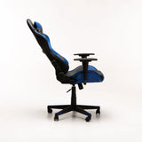 HIGHBACK DELUXE GAMING CHAIR AH577 - BLACK/BLUE