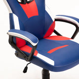 HIGHBACK GAMING CHAIR A751 - BLACK/RED/WHITE