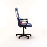 HIGHBACK GAMING CHAIR A751 - BLUE/RED/WHITE