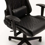 HIGHBACK LUXURY GAMING CHAIR AH594 - BLACK