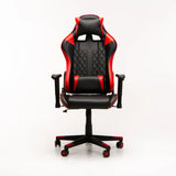 HIGHBACK LUXURY GAMING CHAIR AH594 - BLACK/RED