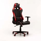 HIGHBACK LUXURY GAMING CHAIR AH594 - BLACK/RED