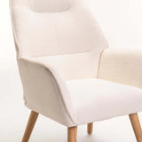 HUGO FLEECE CHAIR - CREAM