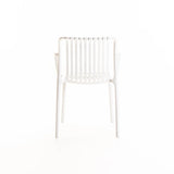 IBIZA CHAIR W/ARMS - WHITE