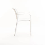 IBIZA CHAIR W/ARMS - WHITE