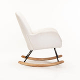 INDY FLEECE ROCKING CHAIR - CREAM