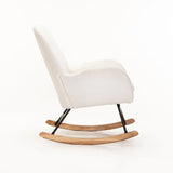 INDY FLEECE ROCKING CHAIR - CREAM