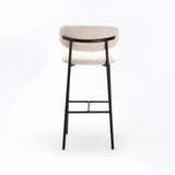 ISLA FABRIC BARSTOOL BLACK LEG