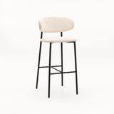 ISLA FABRIC BARSTOOL BLACK LEG