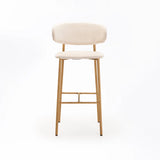 ISLA FABRIC BARSTOOL NATURAL LEG