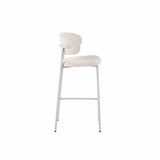 ISLA FABRIC BARSTOOL - CREAM/LIGHT LEG