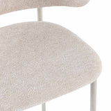 ISLA FABRIC BARSTOOL - CREAM/LIGHT LEG