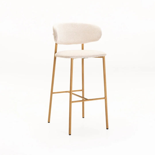 ISLA FABRIC BARSTOOL - CREAM
