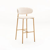 ISLA FABRIC BARSTOOL NATURAL LEG