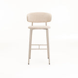 ISLA FABRIC BARSTOOL - CREAM/LIGHT LEG