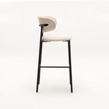ISLA FABRIC BARSTOOL BLACK LEG