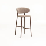 ISLA FABRIC BARSTOOL - LATTE