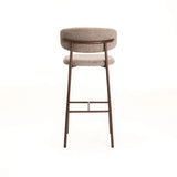 ISLA FABRIC BARSTOOL - LATTE