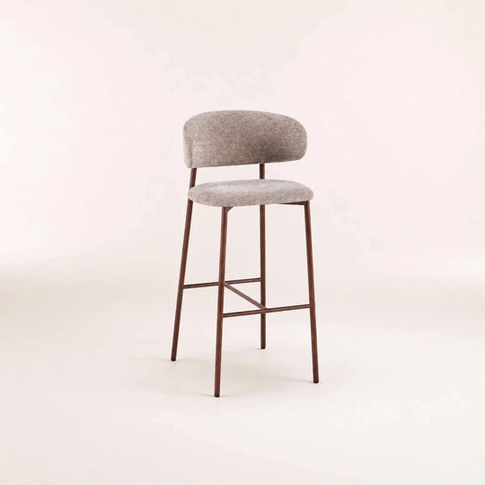 ISLA FABRIC BARSTOOL - LATTE