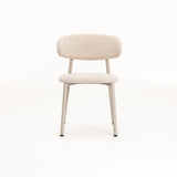 ISLA FABRIC DINING CHAIR - CREAM