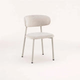 ISLA FABRIC DINING CHAIR - CREAM