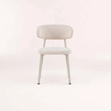 ISLA FABRIC DINING CHAIR - CREAM