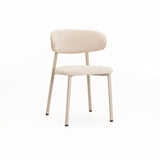 ISLA FABRIC DINING CHAIR - CREAM