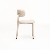 ISLA FABRIC DINING CHAIR - CREAM