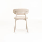 ISLA FABRIC DINING CHAIR - CREAM