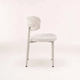 ISLA FABRIC DINING CHAIR - CREAM