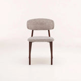 ISLA FABRIC DINING CHAIR - LATTE
