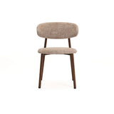 ISLA FABRIC DINING CHAIR - LATTE
