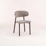 ISLA FABRIC DINING CHAIR - LATTE