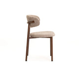 ISLA FABRIC DINING CHAIR - LATTE