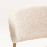 ISLA FABRIC KITCHEN STOOL - Natural Leg