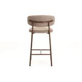 ISLA FABRIC KITCHEN STOOL - LATTE