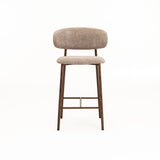 ISLA FABRIC KITCHEN STOOL - LATTE