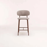 ISLA FABRIC KITCHEN STOOL - LATTE