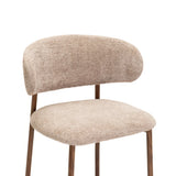 ISLA FABRIC KITCHEN STOOL - LATTE
