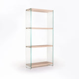 IVY 10MM TEMPERED GLASS BOOKCASE