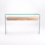 PORT 120x40cm 12MM TEMPERED GLASS CONSOLE