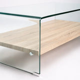IVY 120x60cm 12MM TEMPERED GLASS COFFEE TABLE