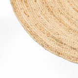 JAI 120cm ROUND JUTE RUG - NATURAL