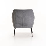 JETT FABRIC CHAIR - LIGHT GREY